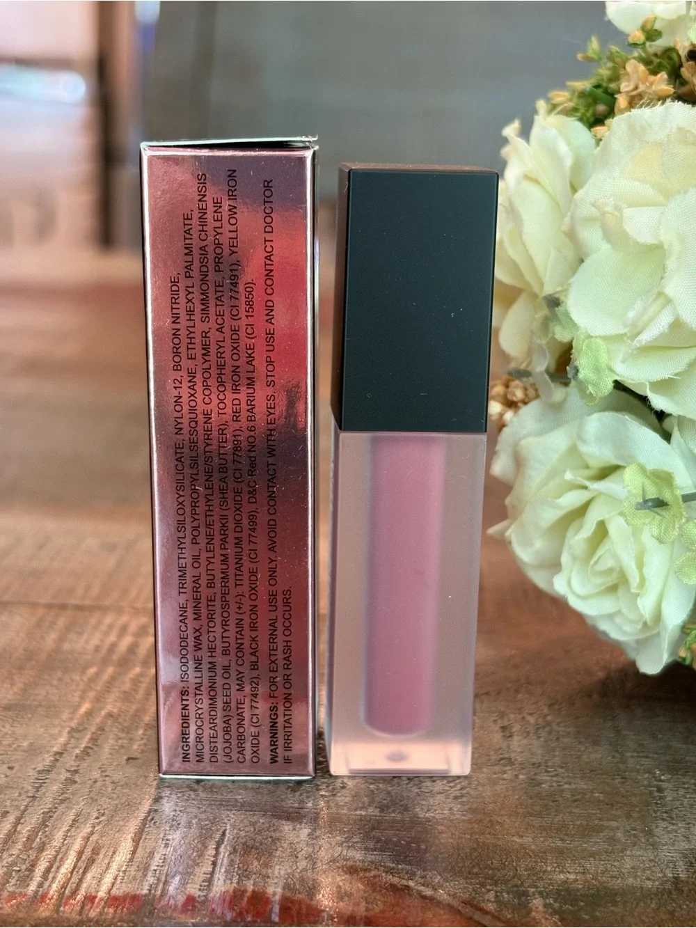 New REALHER Matte LIQUID LIPSTICK in I DECIDE MY DESTINY {Mauve}